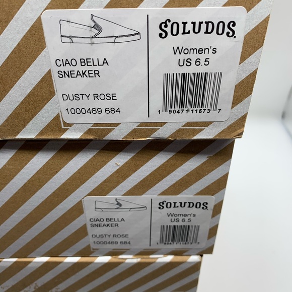 Soludos Ciao Bella Dusty Rose Slip On sneakers - Picture 7 of 8